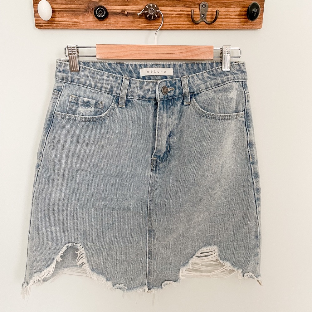 Nature Denim Skirt